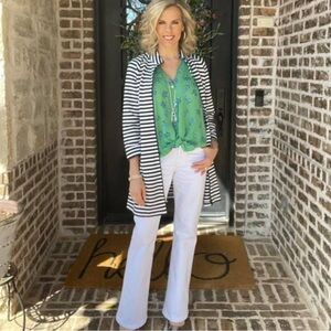 CAbi White Trouser Jeans Style 5880